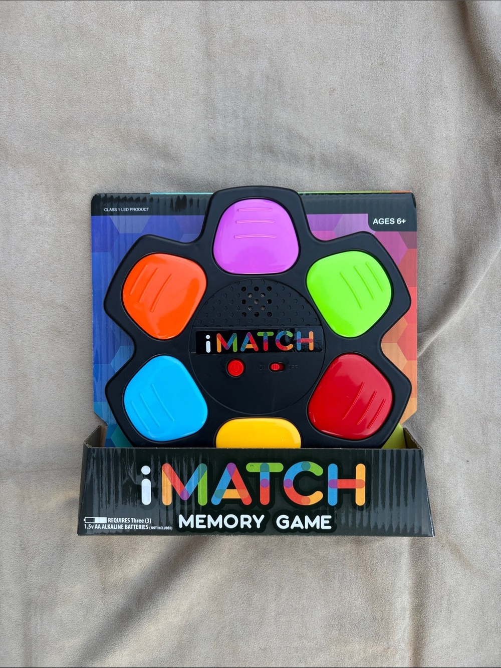 iMATCH Memory Game - Bright Multicolor Electronic Game (battery not included)